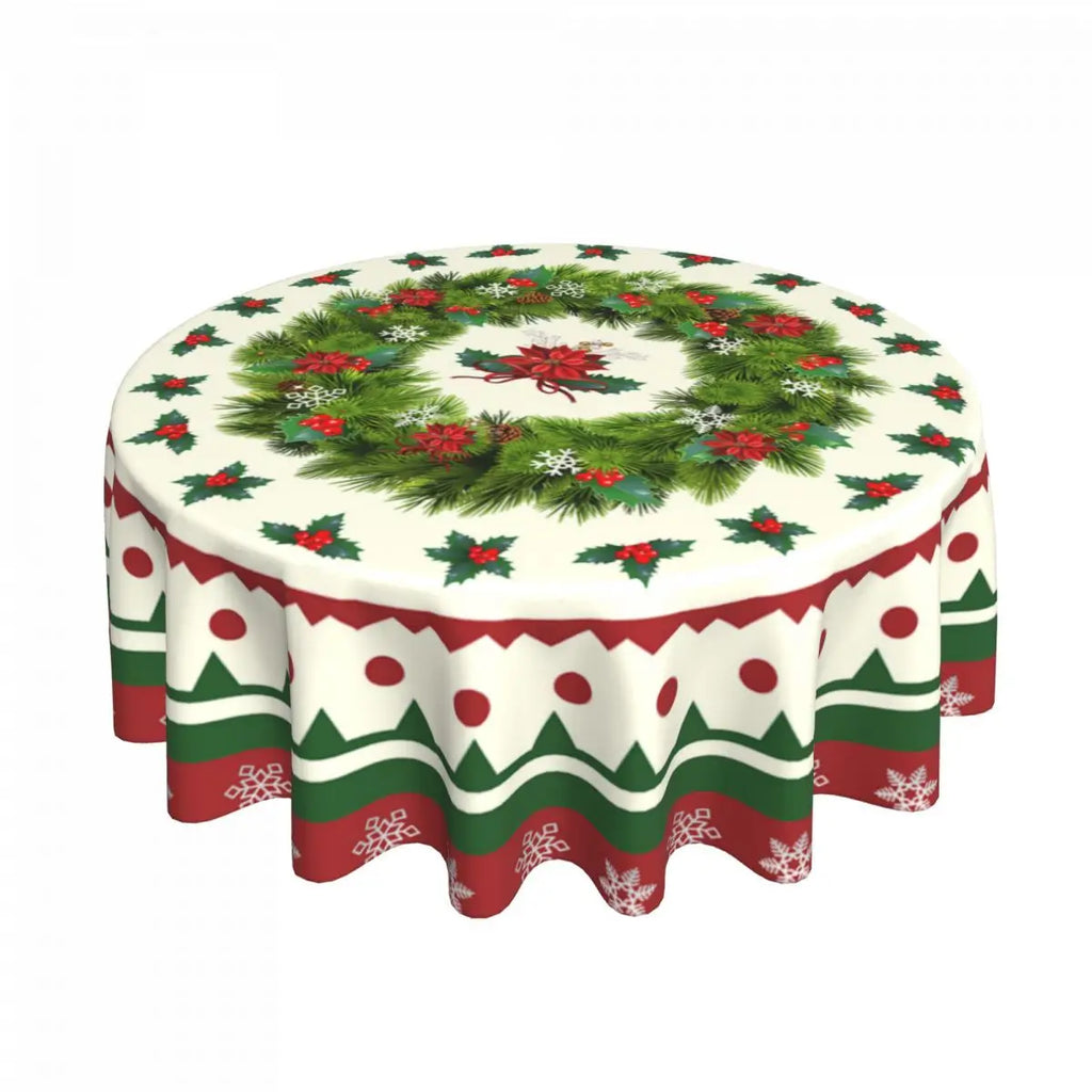 Christmas Round Tablecloth