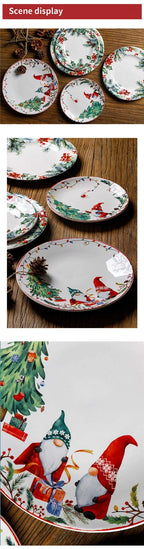 Christmas Ceramic Dinner Plate