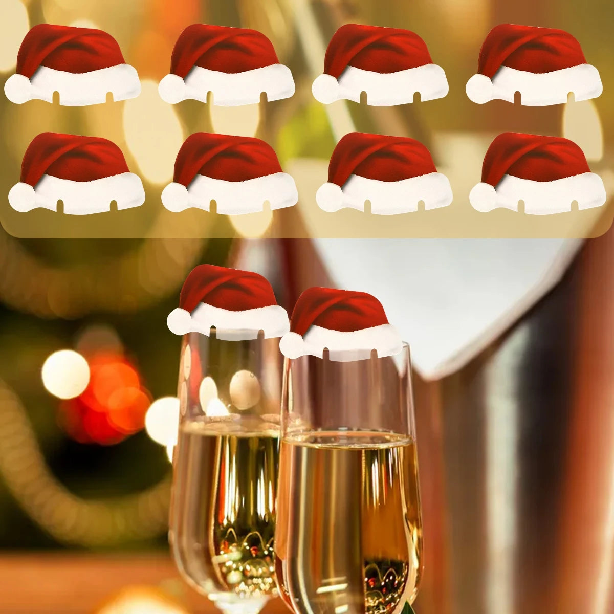 Christmas Santa Wine Hat