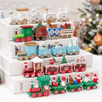 Christmas Train Merry Christmas Decorations Home Decor 2024 Cristmas Ornament Xmas Noel Gifts Happy New Year 2025