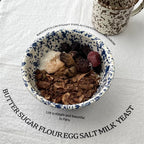 Navy Blue Breakfast Set