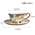 Equatorial jungle bone china Tea Set