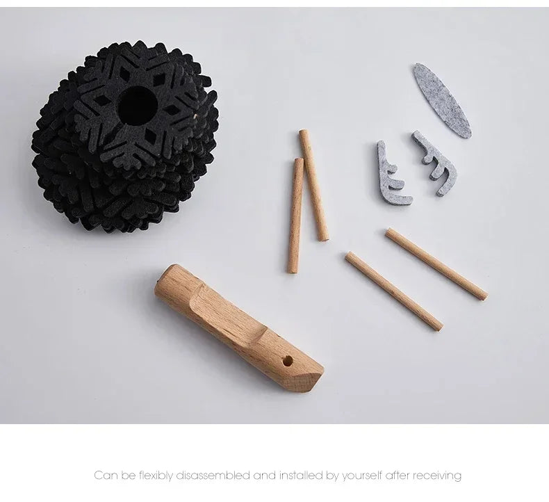 Absorbent Elk Felt Coasters