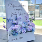 Custom Wedding Flower Box Welcome Sign