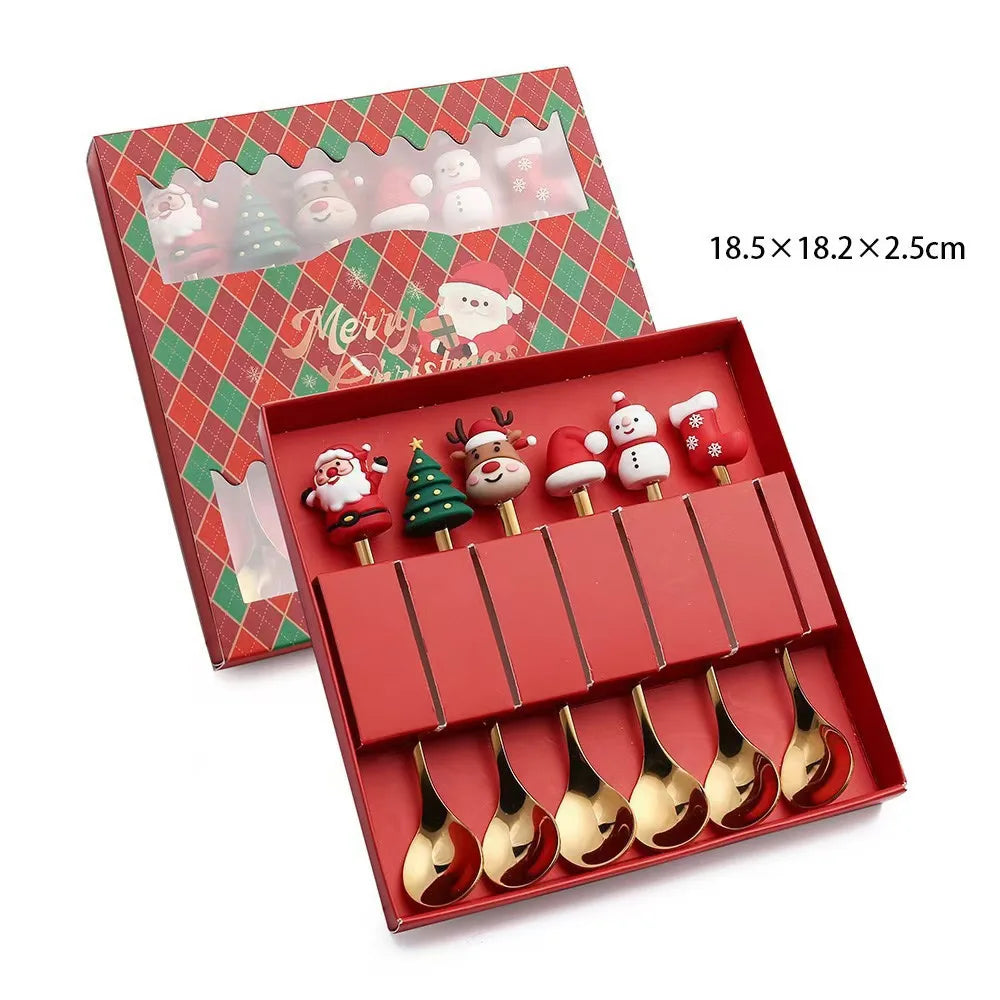 Christmas Stainless Spoons