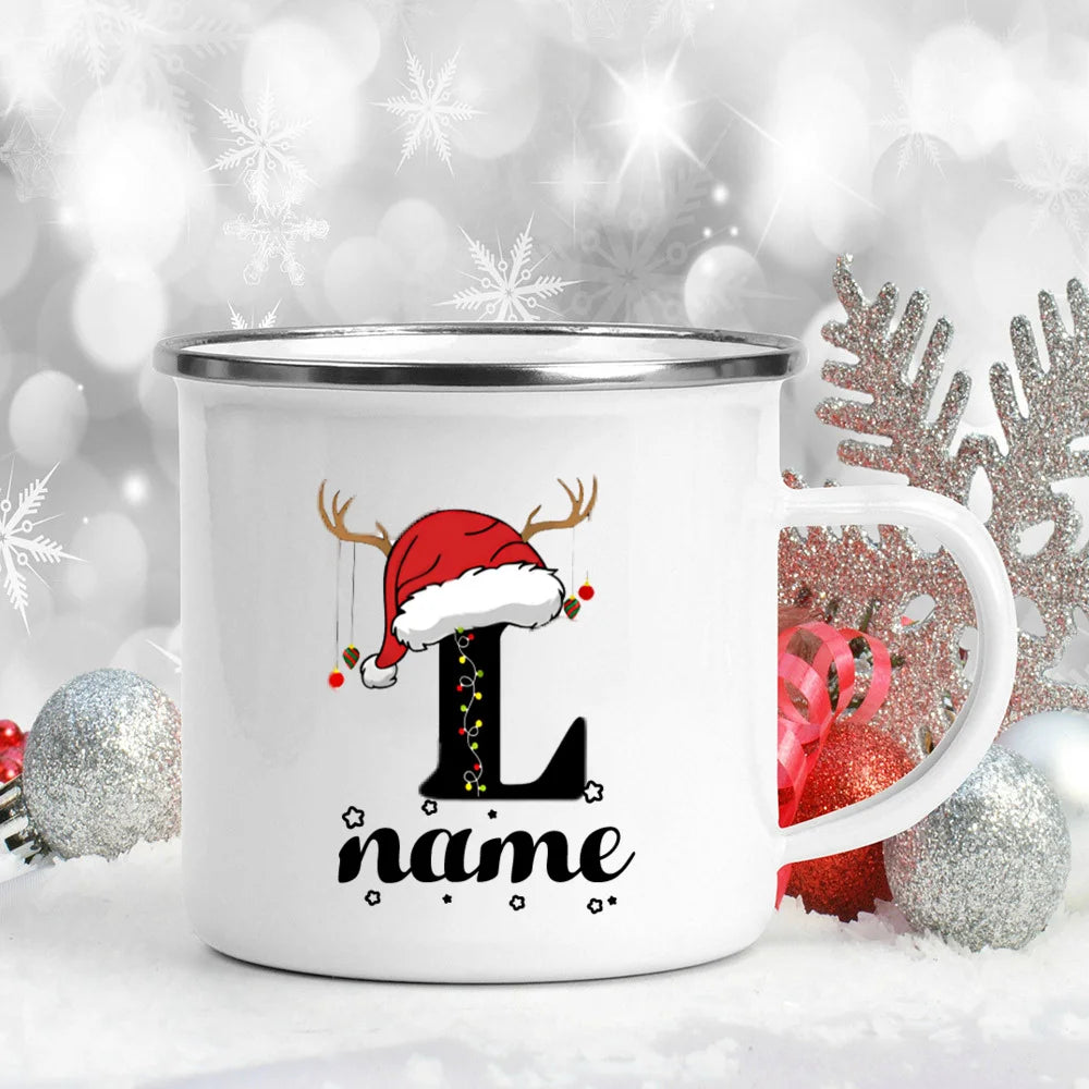 Personlized Christmas Cup Initial