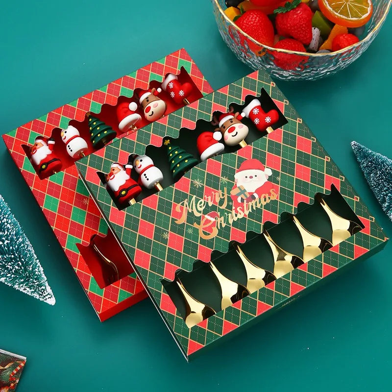 Christmas Stainless Spoons