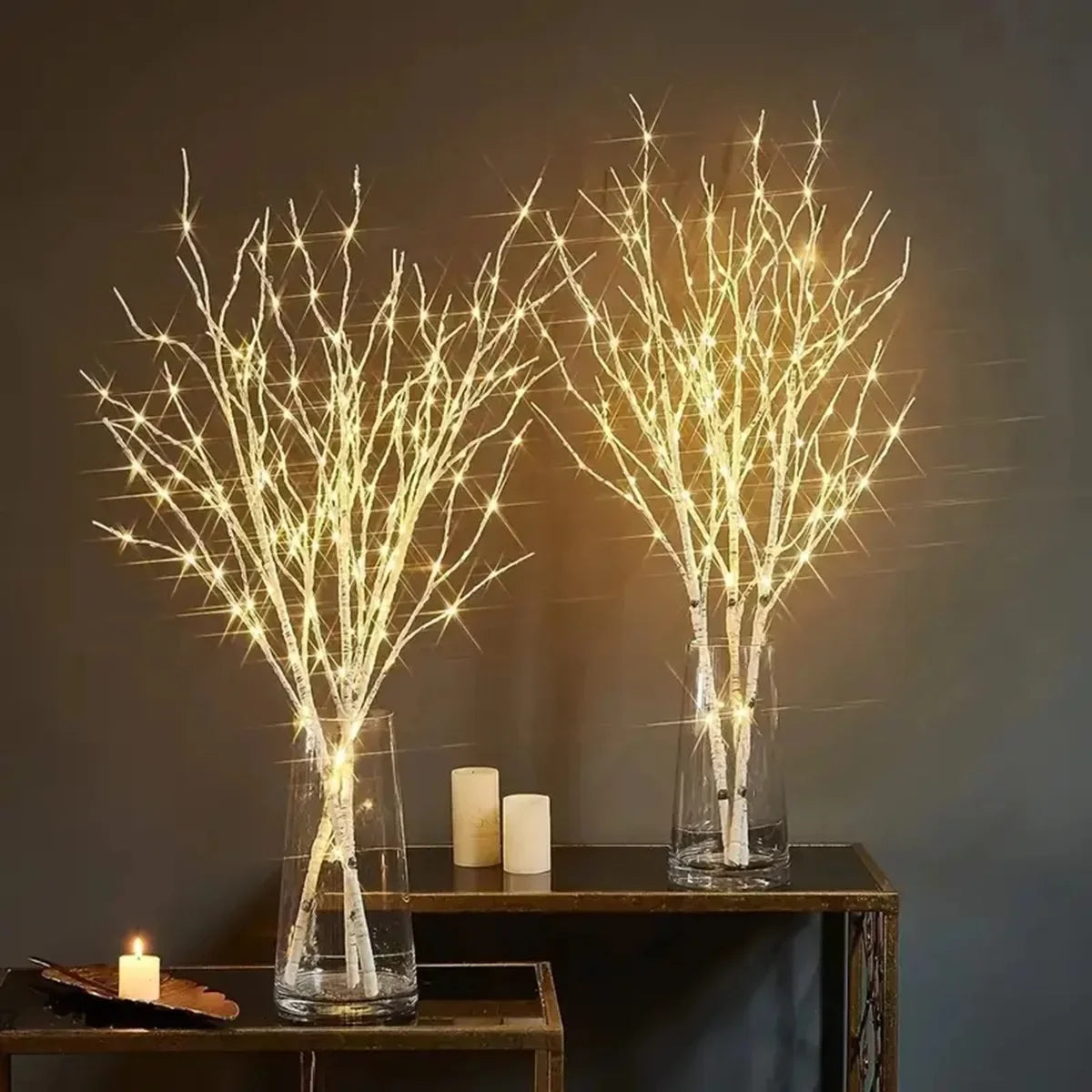White Birch Branch LED