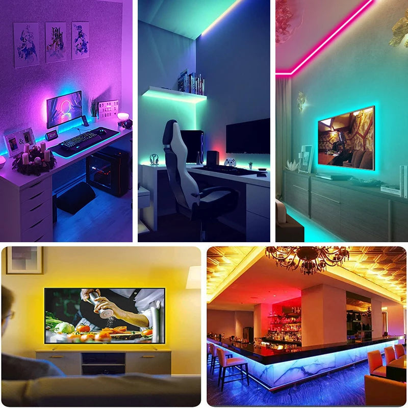 Led Strip Lights with 44 Key Remote Control 1m 5m 10m 20m