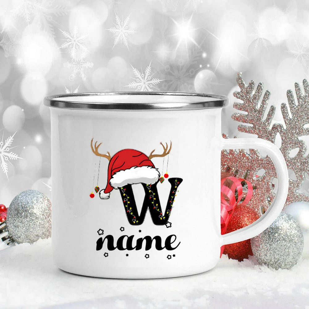 Personlized Christmas Cup Initial