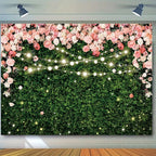 Wedding Flowers Curtain Backdrop