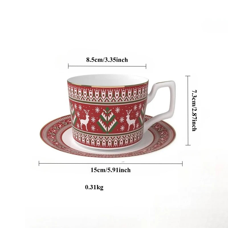 Christmas china tableware