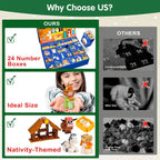 Christmas Advent Calendar Gift Box Diy Nativity