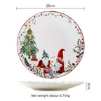 Christmas Ceramic Dinner Plate