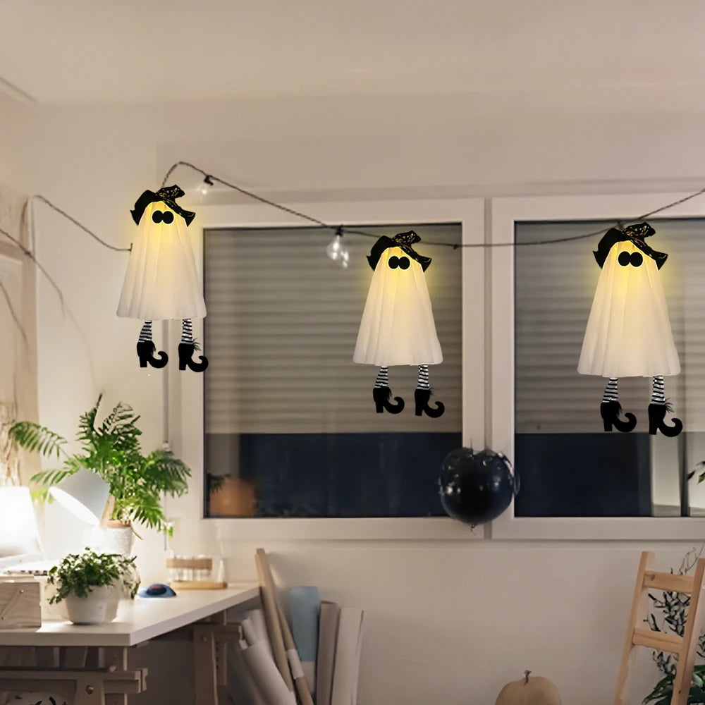 Halloween LED Light Up Witch Ghost