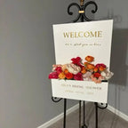 Custom Wedding Flower Box Welcome Sign
