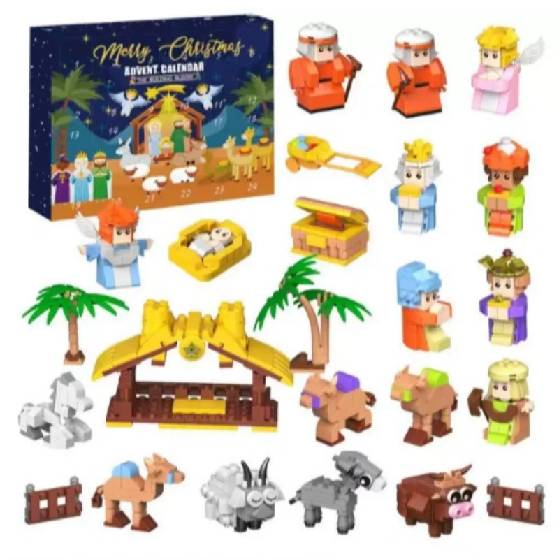 Christmas Advent Calendar Gift Box Diy Nativity