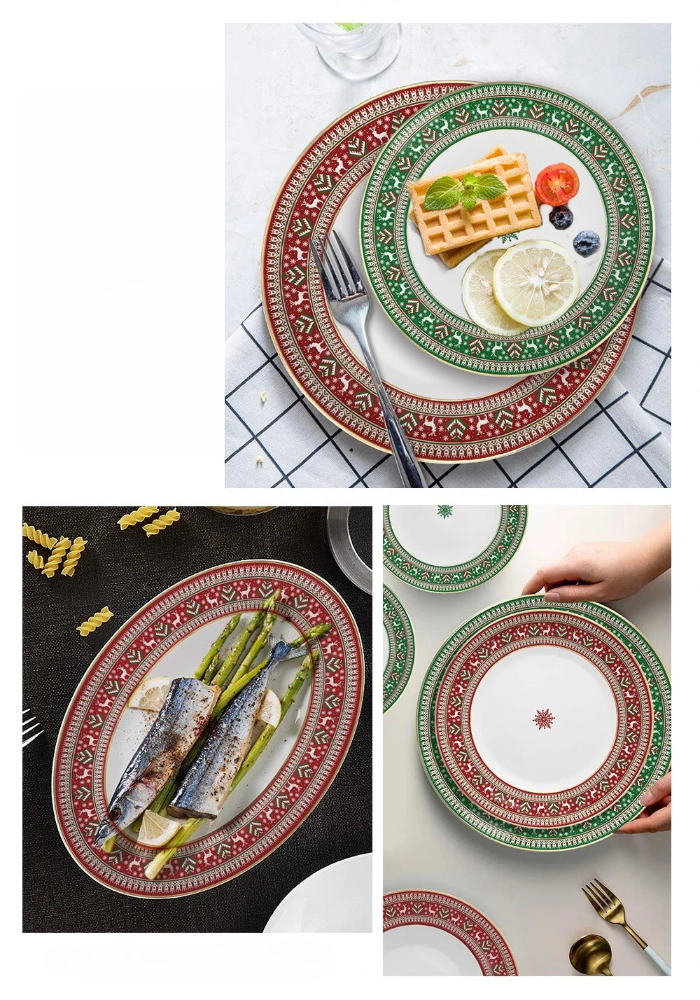 Christmas china tableware