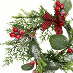 Candle Wreath Christmas Centerpieces