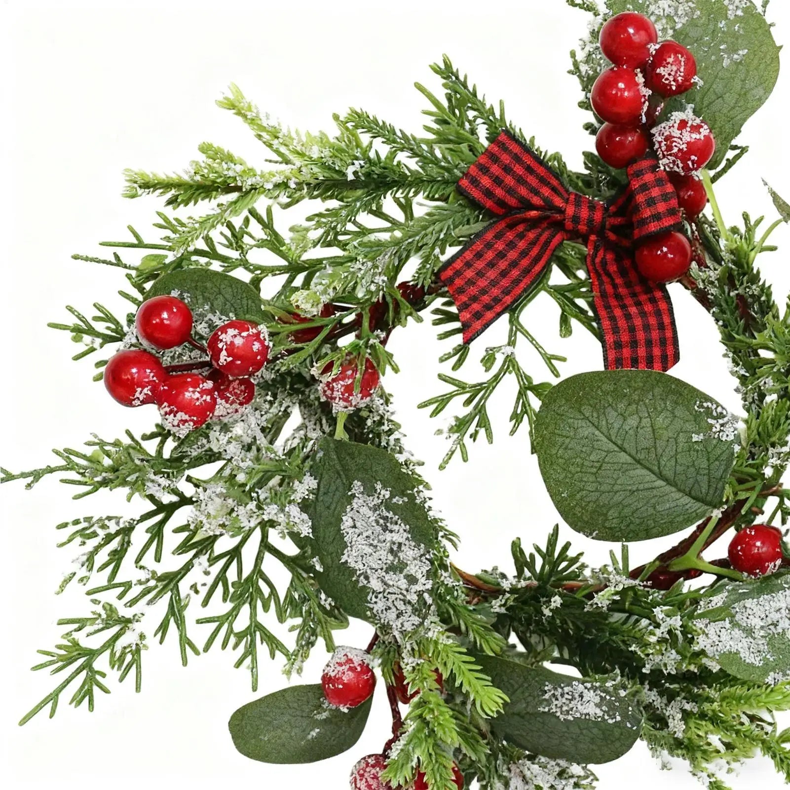 Candle Wreath Christmas Centerpieces