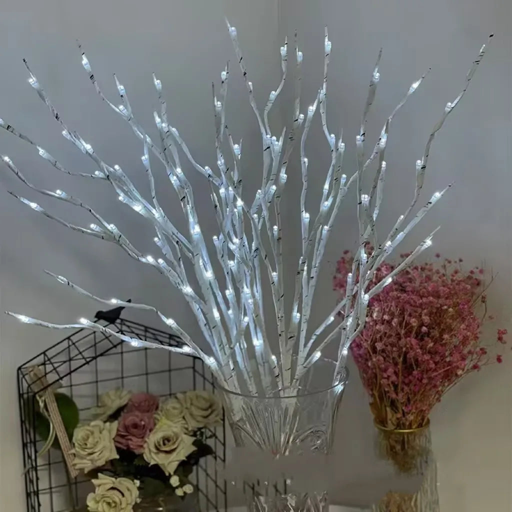 White Birch Branch LED