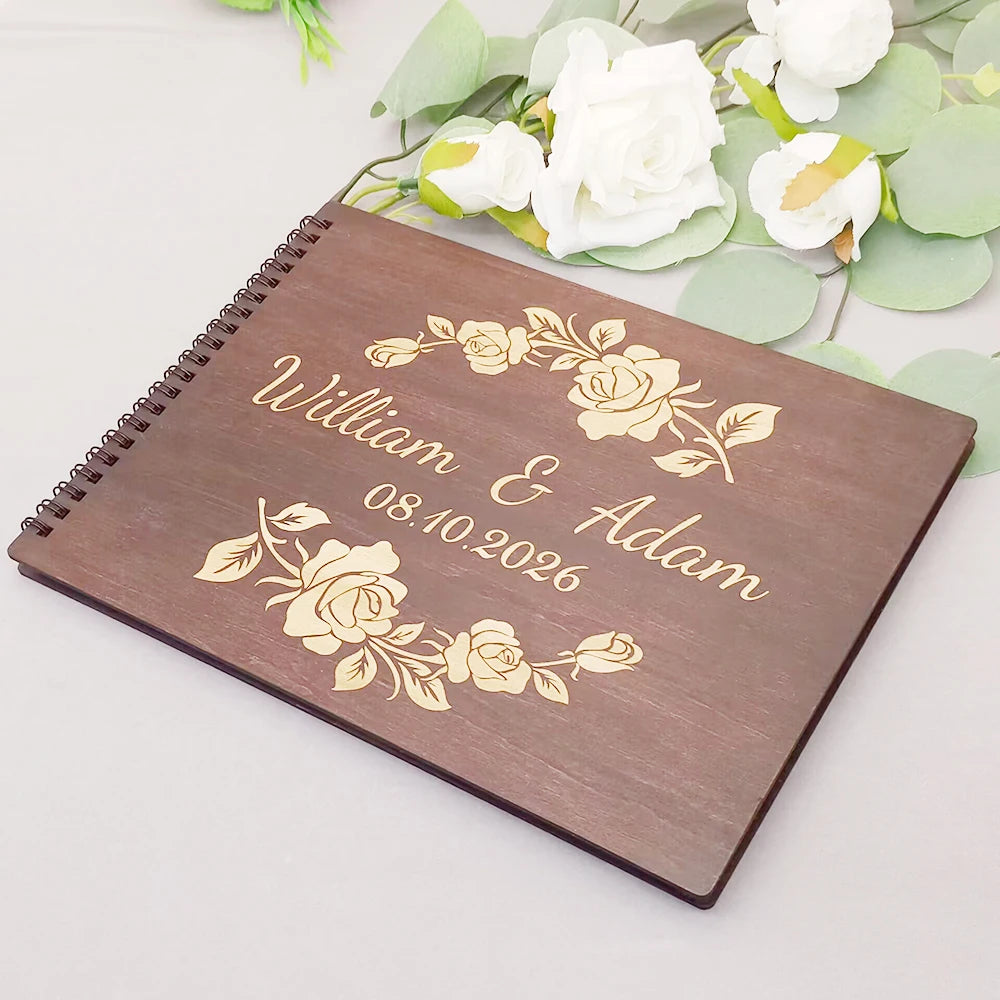 Custom Wooden Guestbook