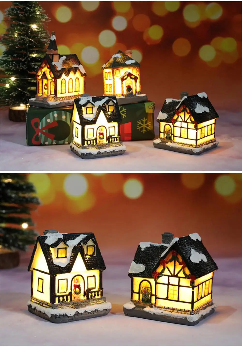 Led Light House Christmas Decorations