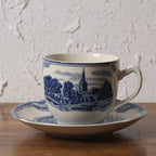 White and Blue porcelain complete tableware and tea set