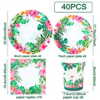 Hawaii Aloha Hawaiian Disposable Tableware