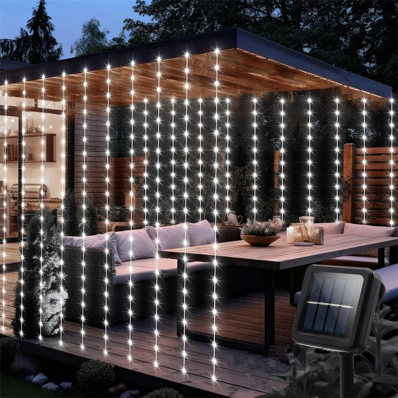 Solar LED light Outdoor curtain