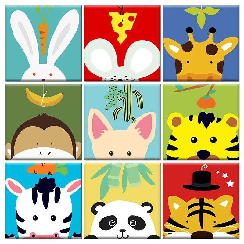 Paint By Numbers For Kids Canvas