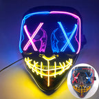 Halloween Film Theme Glowing Scary Mask LED