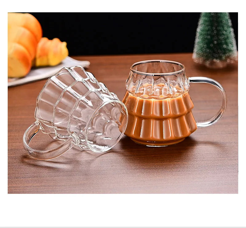 Christmas Tree Glass Mug