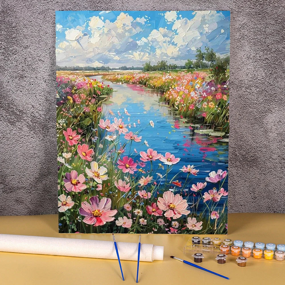 Painting By Numbers Adults Crafts Flowers Mountains
