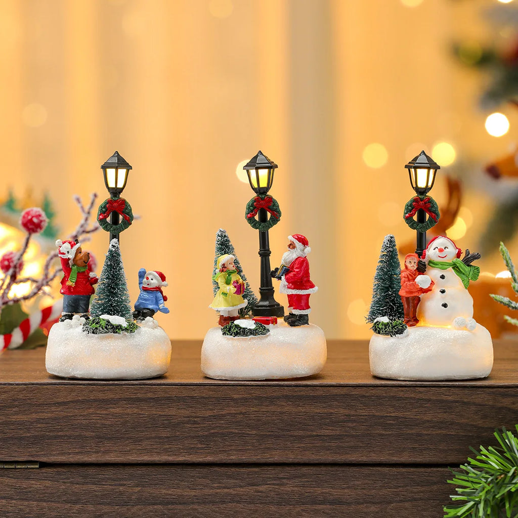 Cute Christmas Statue Led Lights,
