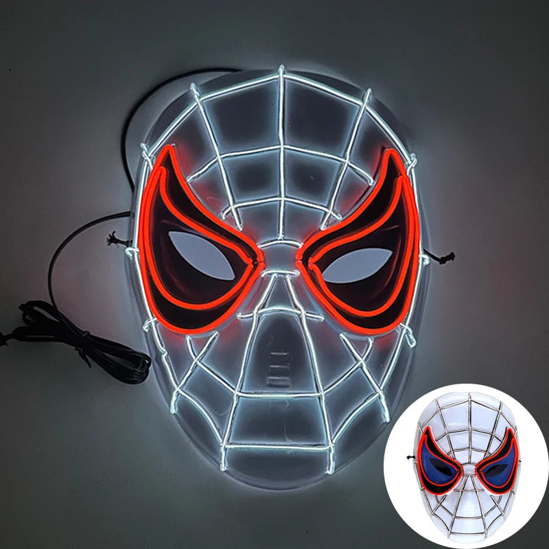 Halloween Film Theme Glowing Scary Mask LED