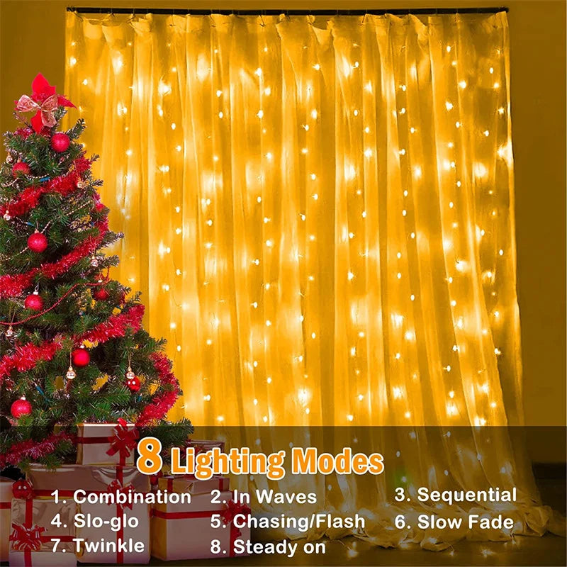 Solar LED light Outdoor curtain