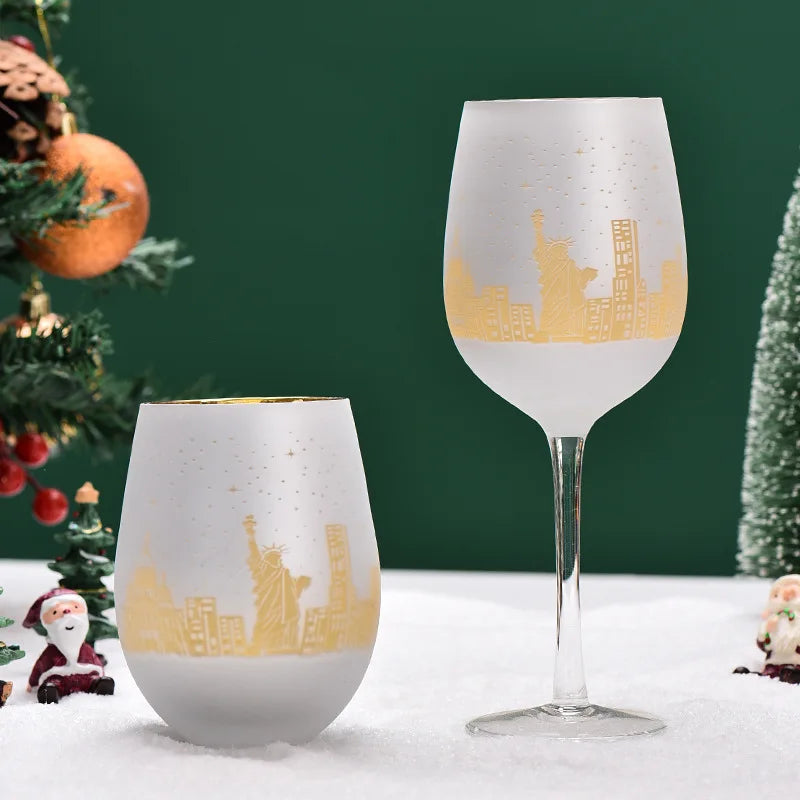 Christmas Glass Wine cup / Mule