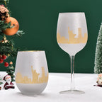 Christmas Glass Wine cup / Mule
