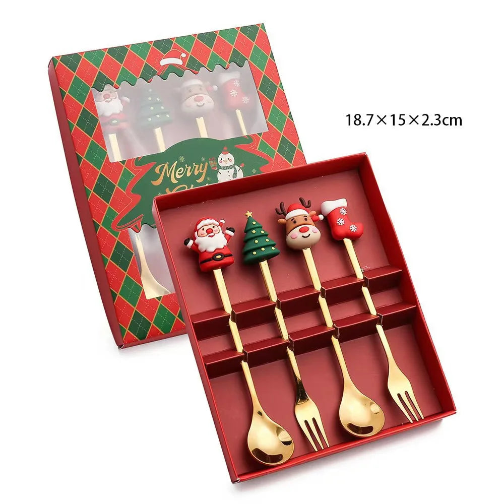 Christmas Stainless Spoons
