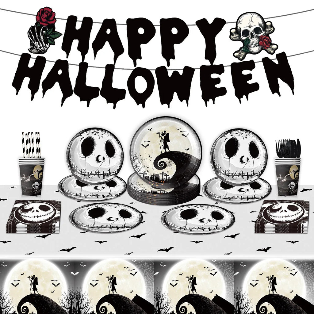 Halloween Jack Skellington Tableware Set