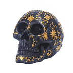Halloween Black and Gold Elegant Pattern Skull Decoration