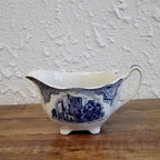 White and Blue porcelain complete tableware and tea set