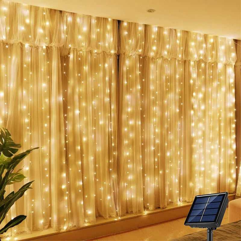 Solar LED light Outdoor curtain