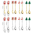 Christmas Stainless Spoons