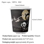 Halloween Jack Skellington Tableware Set