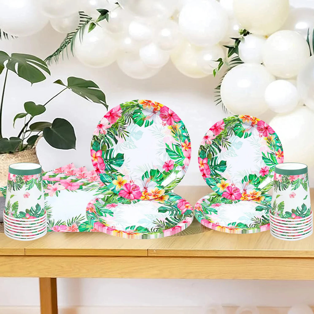 Hawaii Aloha Hawaiian Disposable Tableware