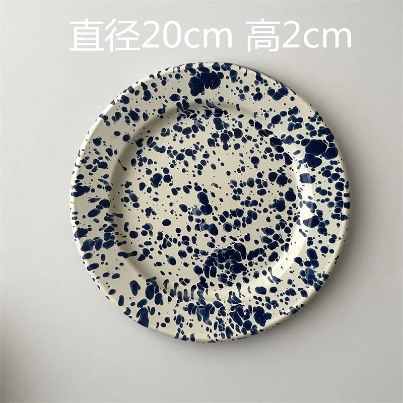 Navy Blue Breakfast Set