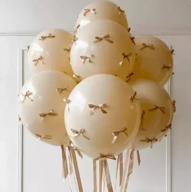 5pcs Wedding Pink Bow Balloon