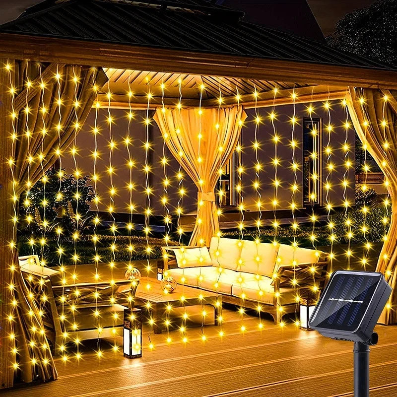 Solar LED light Outdoor curtain
